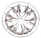 8" Chrome Plated Sawblade Wheel Cover (6122-B22)